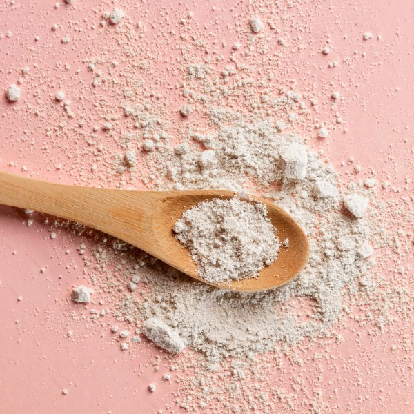 Kolageno milteliai ir šaukštas