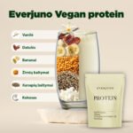 Ekologiškas augalinių baltymų kokteilis VEGAN PROTEIN - Image 2