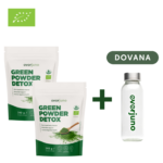 2x Žaliasis supermaisto mišinys DETOX + Gertuvė DOVANŲ