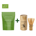 Matcha fanams: Ekologiška MATCHA (100 g) + Everjuno matcha šluotelė