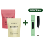 Mamos diena: Hidrolizuotas KOLAGENAS ir Baltymai VEGAN PROTEIN + Elektrinis plakiklis DOVANA